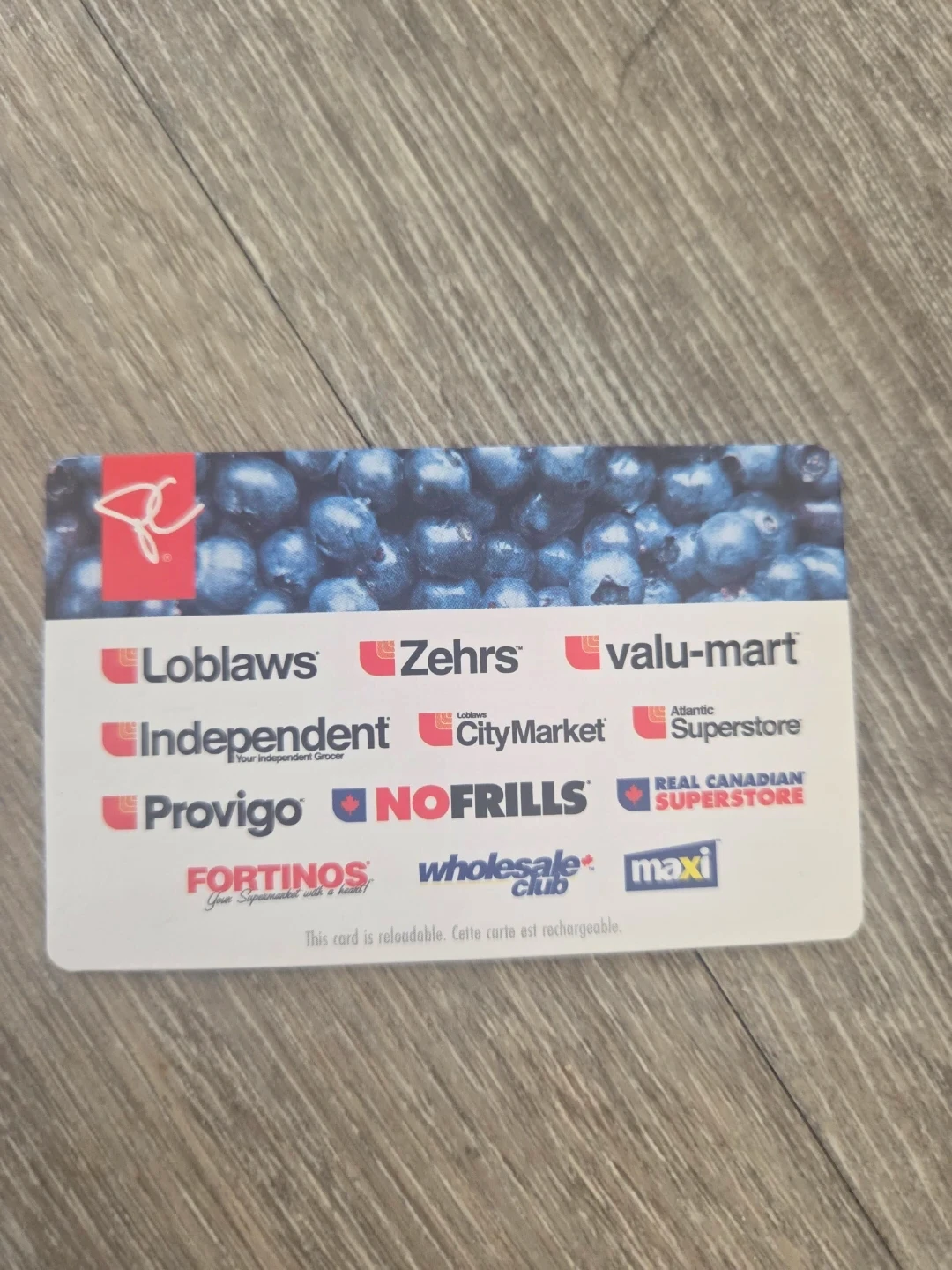 2x$25 Loblaw Group Reloadable Gift Card for $25 (value 50)