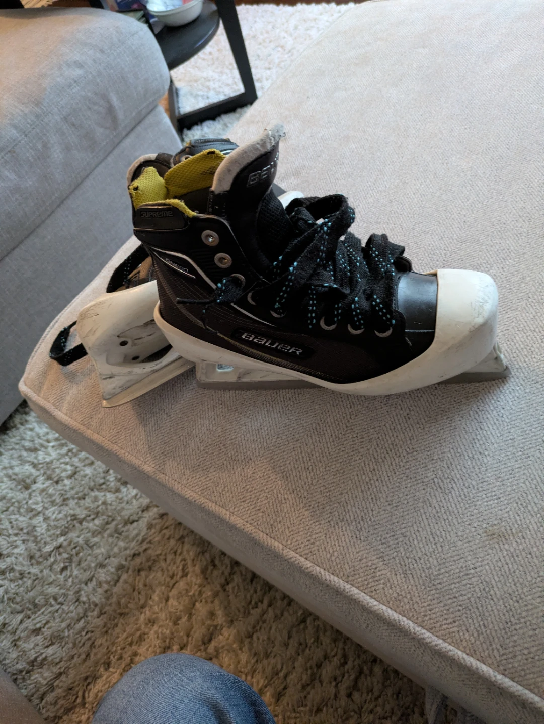 Bauer 5 kids goalie Hockey Skates - photo 2