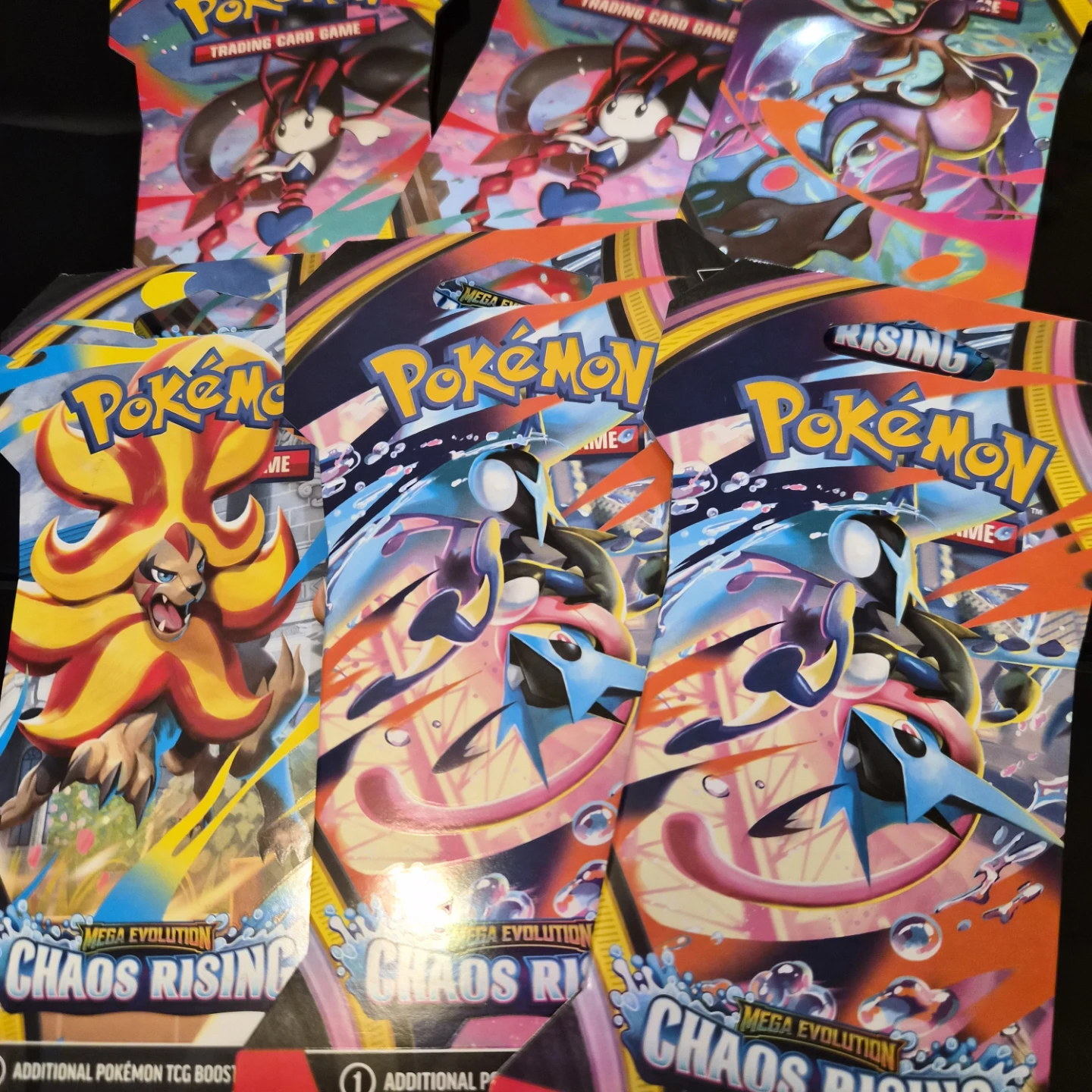 Pokémon TCG Chaos Rising Booster Packs