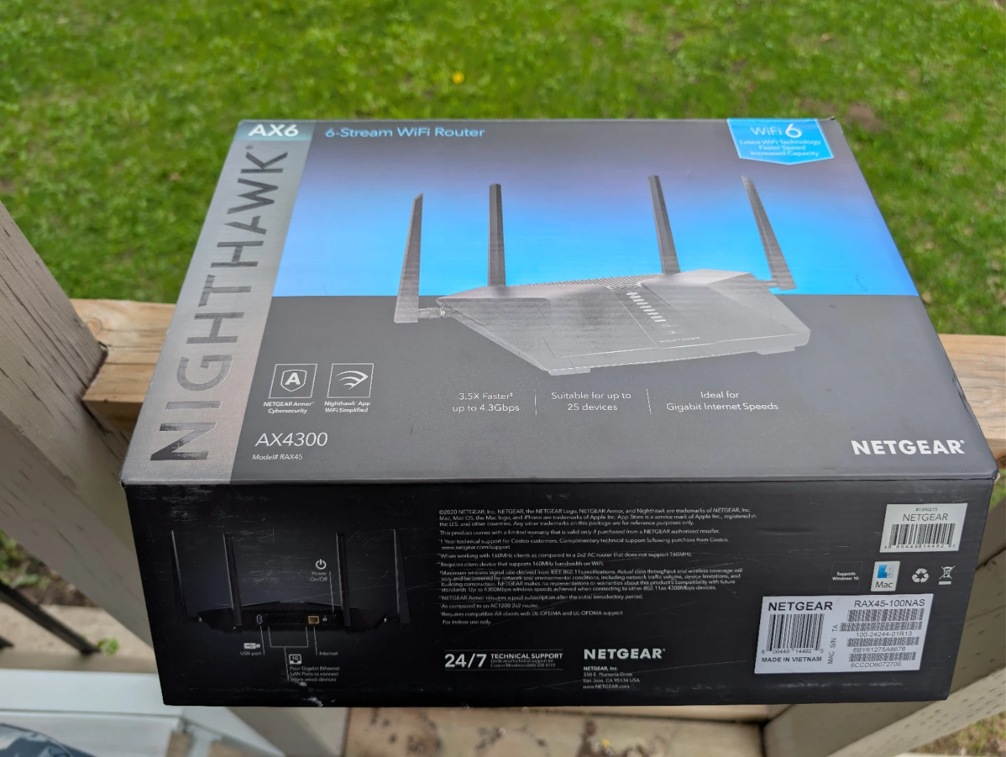 NETGEAR Nighthawk AX6 6-Stream Wi-Fi 6 Router (RAX45) - photo 2