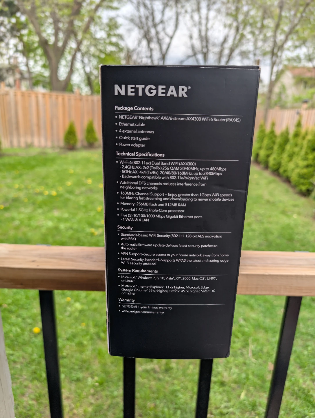 NETGEAR Nighthawk AX6 6-Stream Wi-Fi 6 Router (RAX45) - photo 3