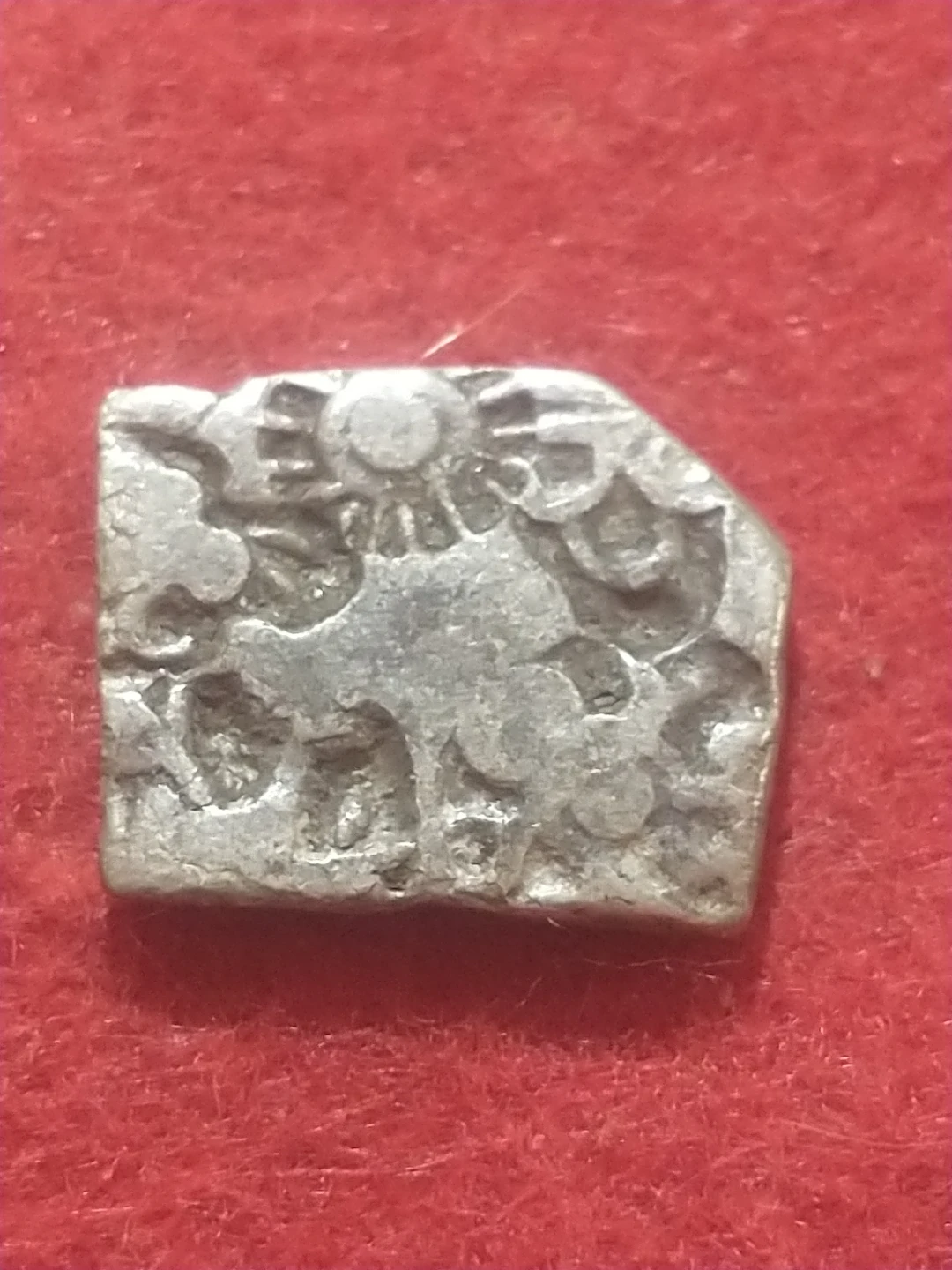 Amazing 321-185 BC Mauryan Empire ancient silver punchmark coin