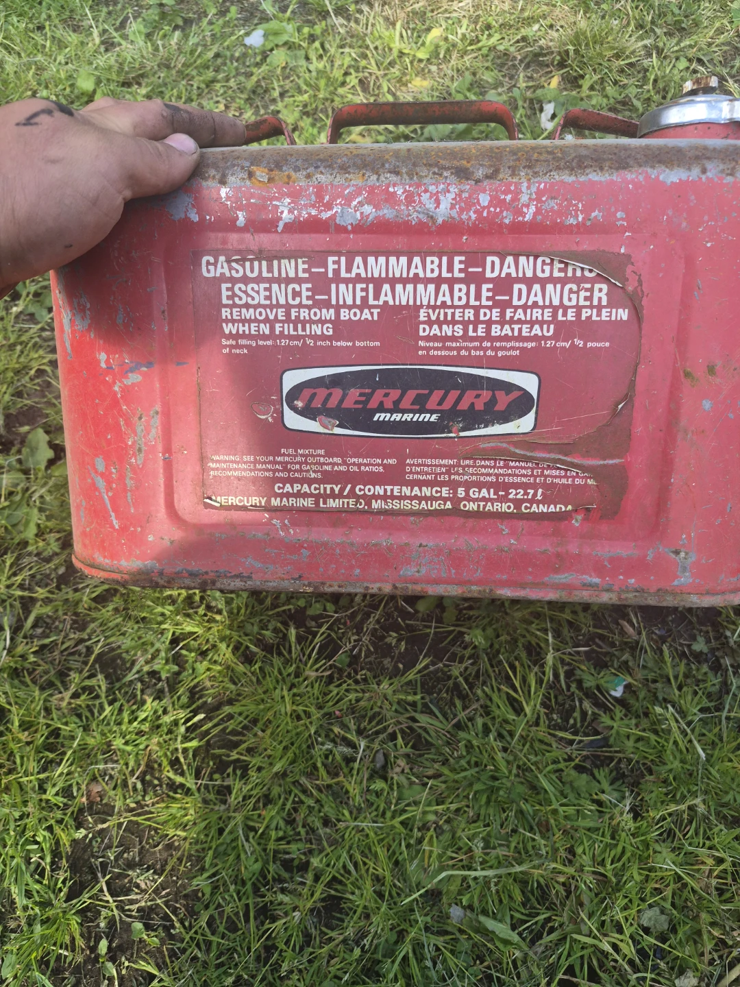 Mercury Marine Red Gas Cans (2) - photo 2