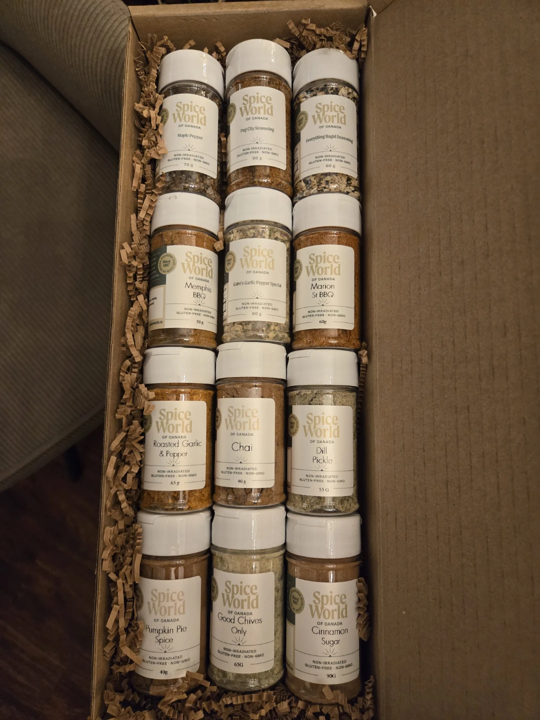 Spice World of Canada 12 Spice Set