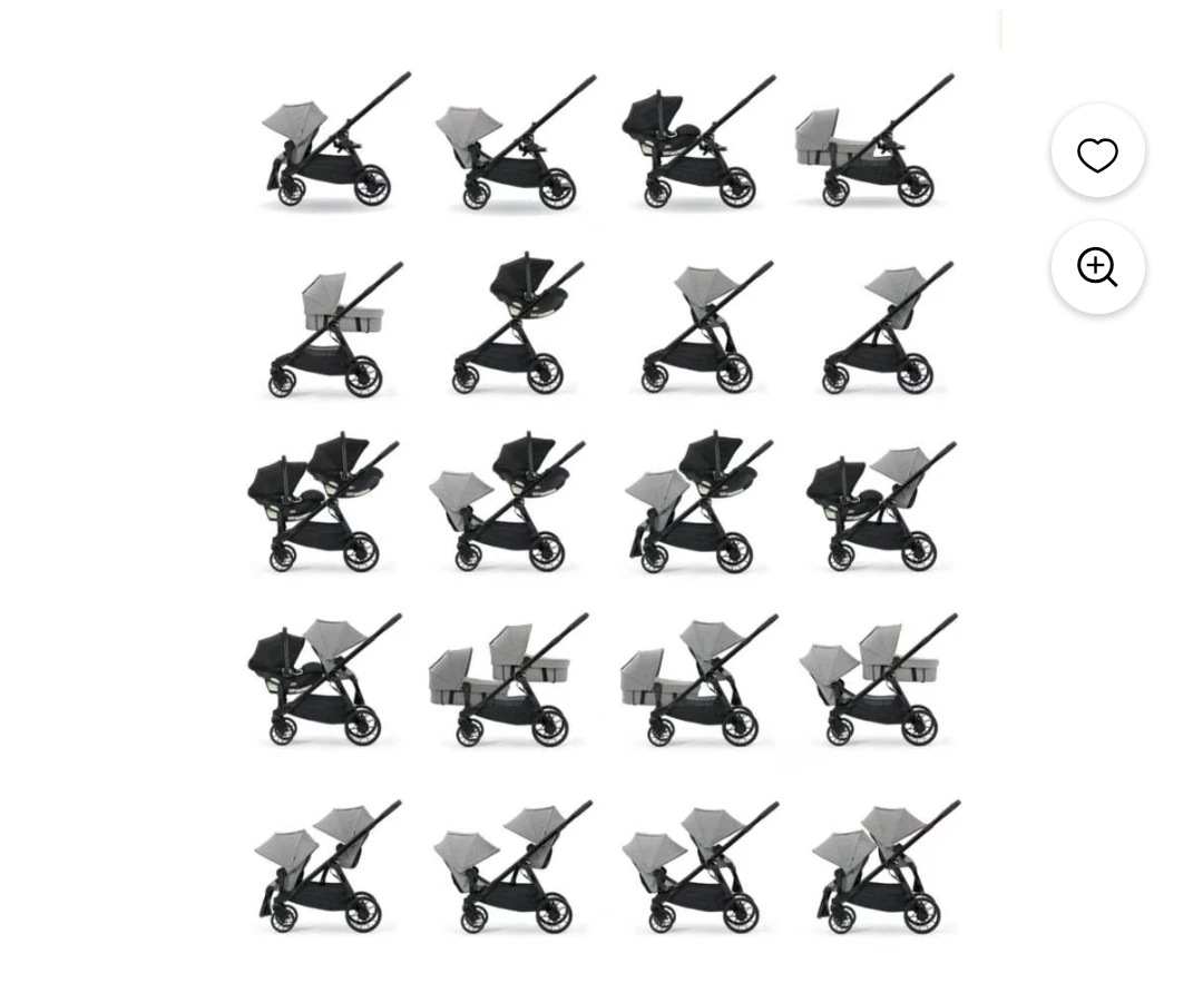 City Select Double Baby Jogger - Granite - photo 2