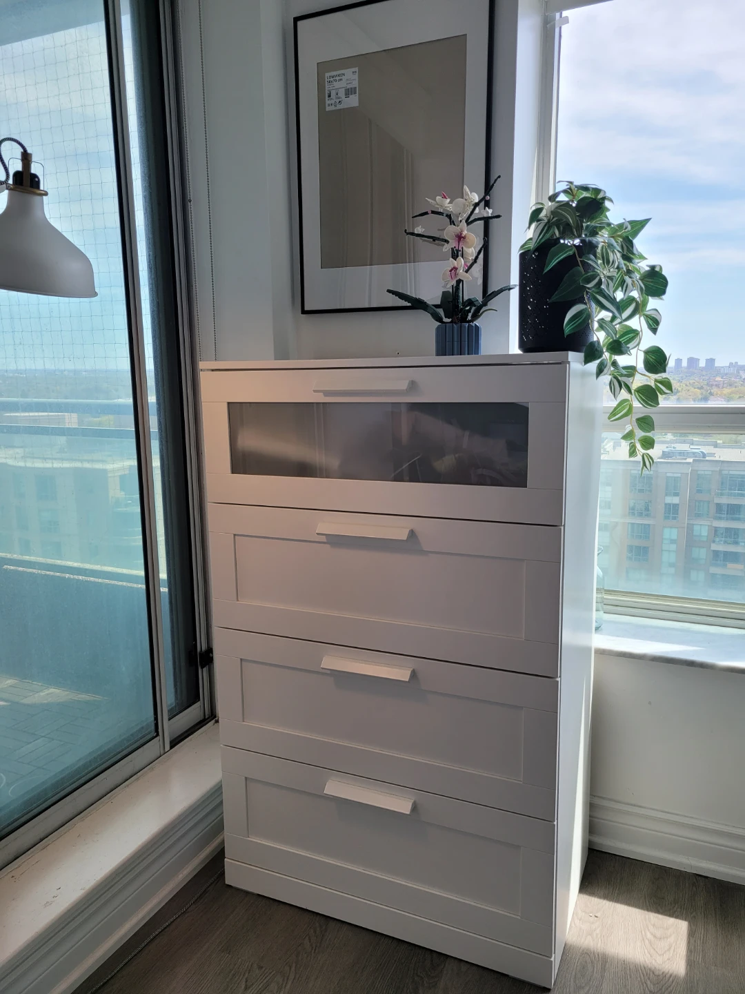 IKEA BRIMNES 4-drawer chest, white
