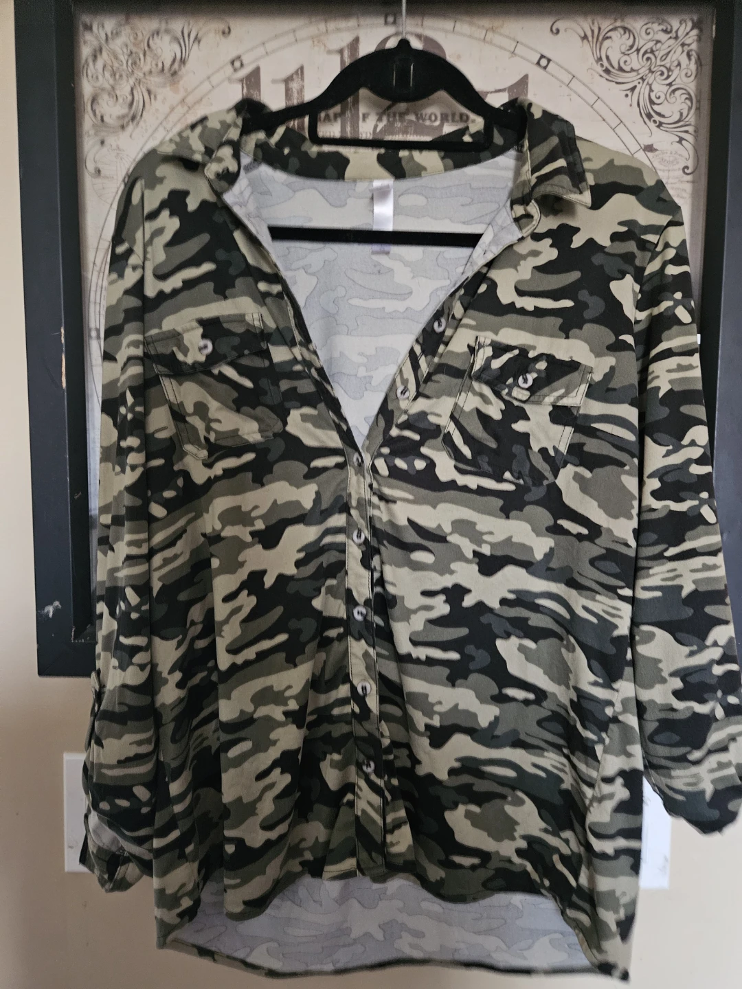 Warehouse One Camo Button-Up Shirt - photo 2