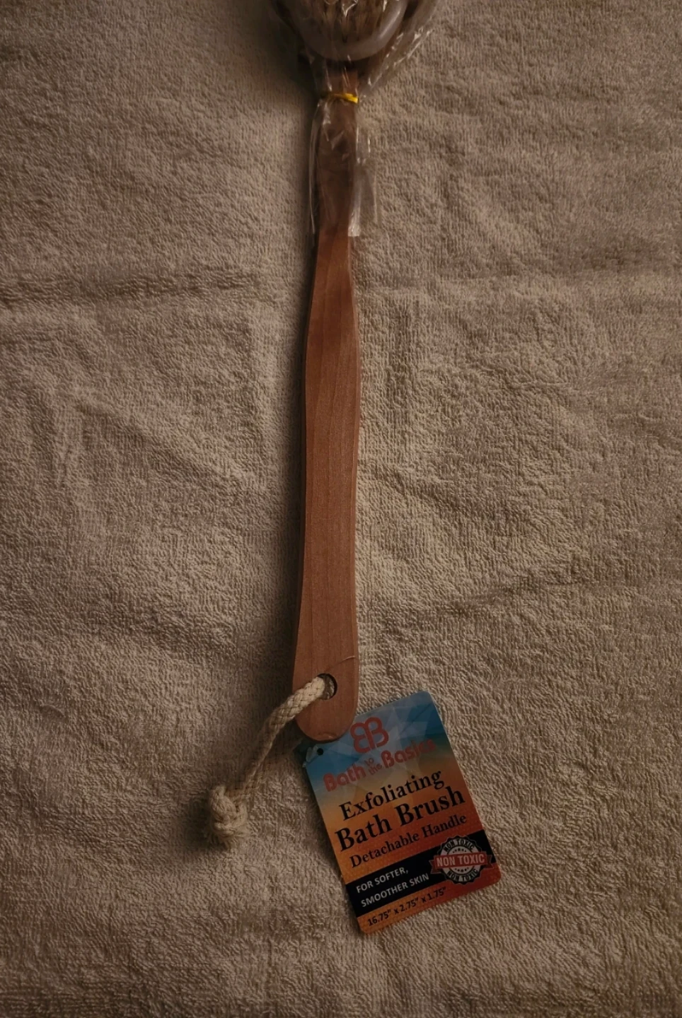 Bath & Body Brush NEW Exfoliating, DETACHABLE HANDLE - photo 4