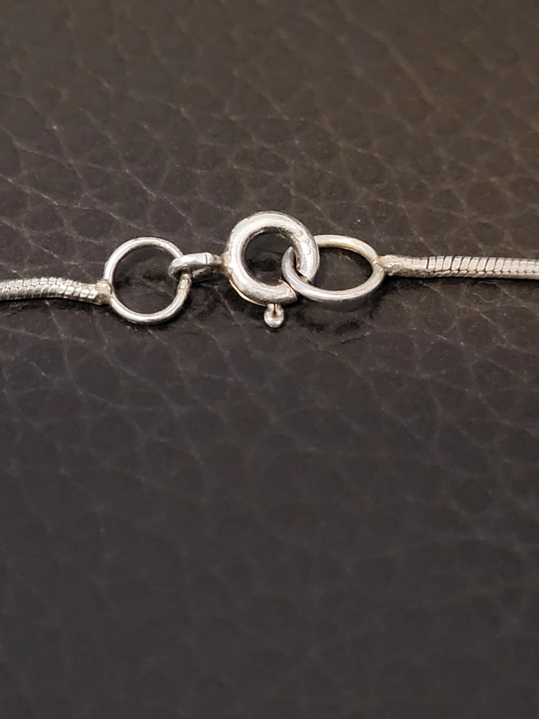 925 Sterling Silver Mixed-Media Necklace (Boxed) - photo 2