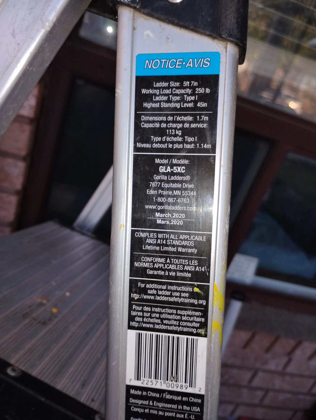 Gorilla Ladders GLA-5XC Step Ladder - photo 5