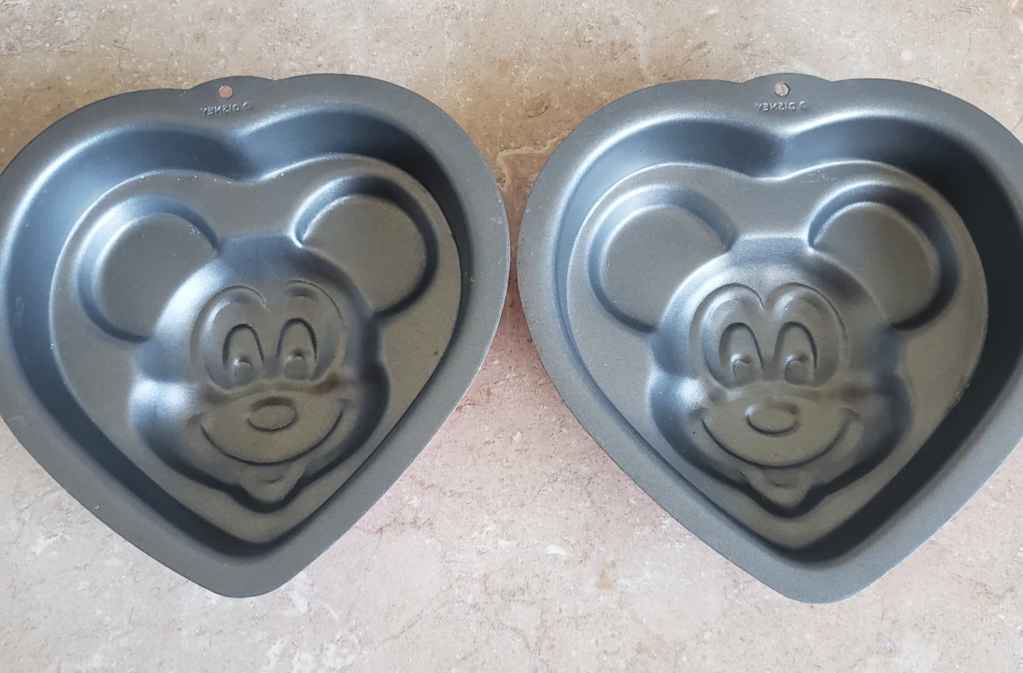 Disney Mickey Mouse Heart Shaped Cake Pans - Set of 2 - photo 2