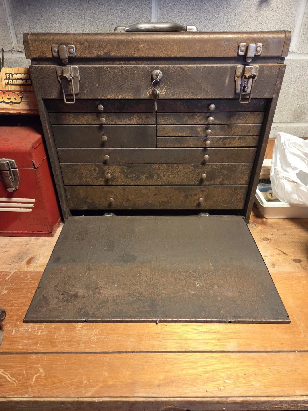 Vintage PARK Machinist Tool Chest – Loaded