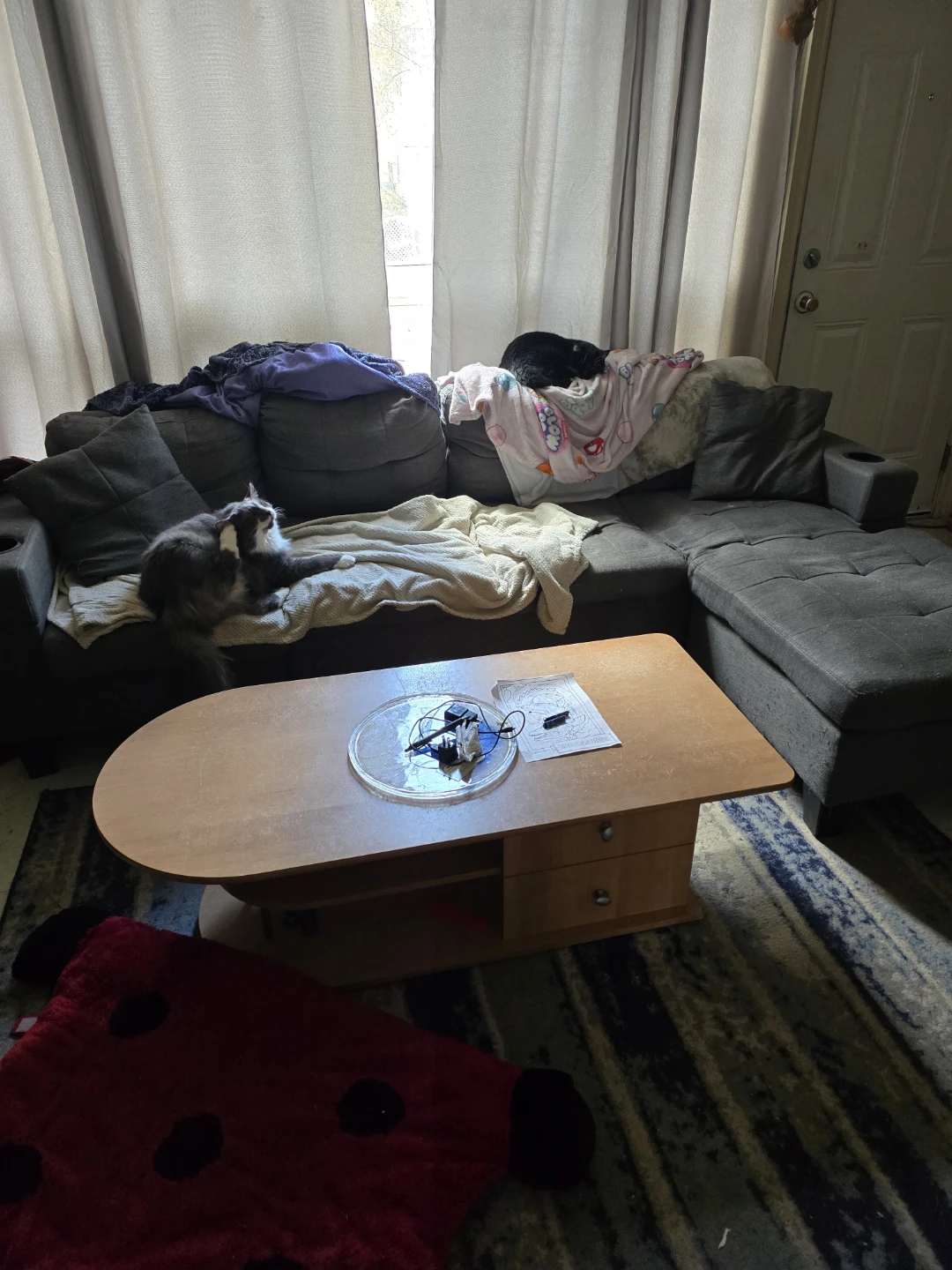 Ikea sofa with reversible lounger