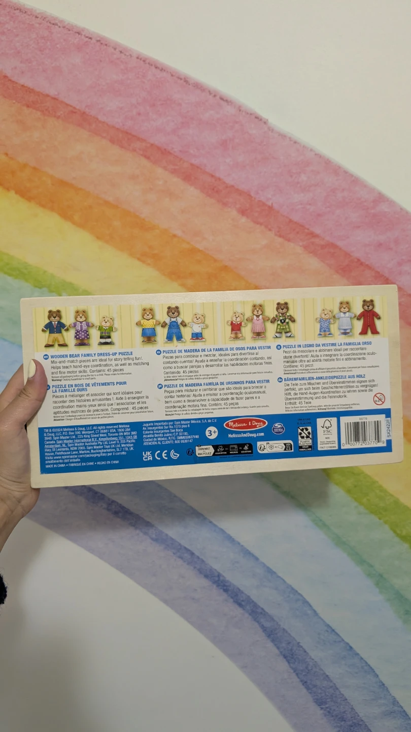 Melissa & Doug Wooden Bear Family Dress-Up Puzzle - photo 2