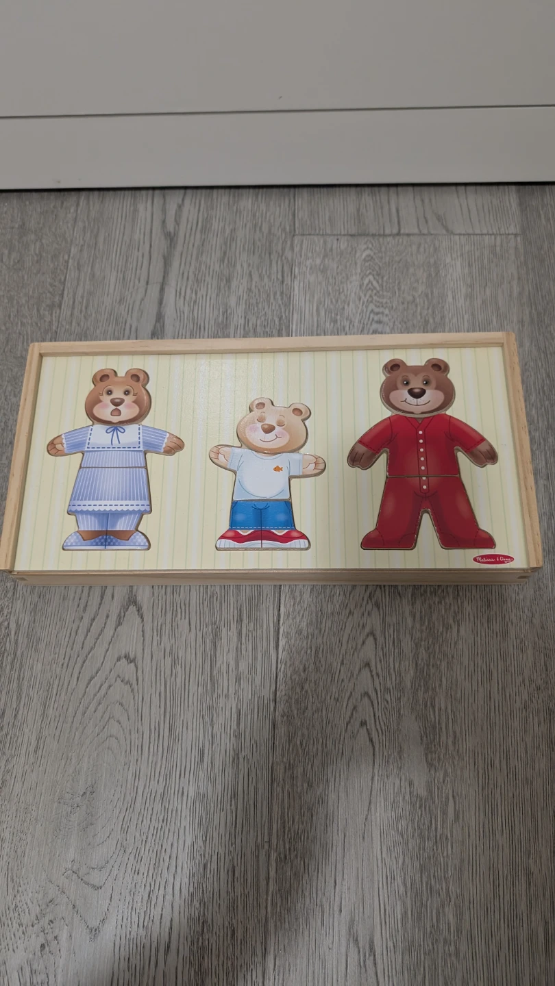 Melissa & Doug Wooden Bear Family Dress-Up Puzzle - photo 3