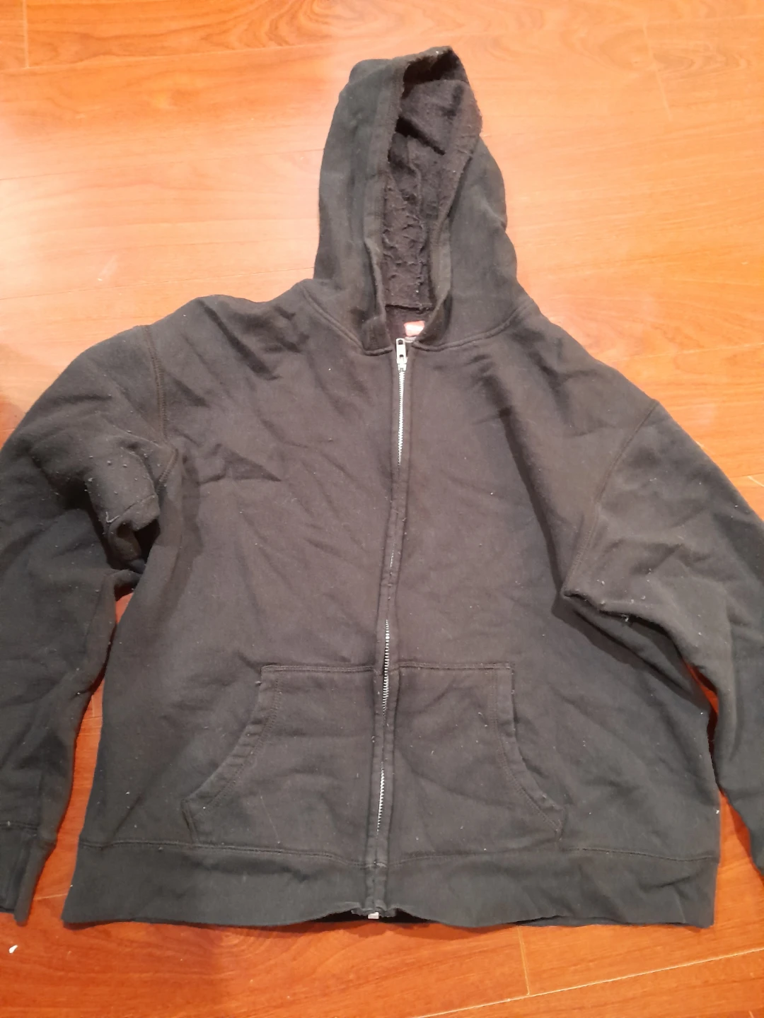 Black Full Zip Hoodie