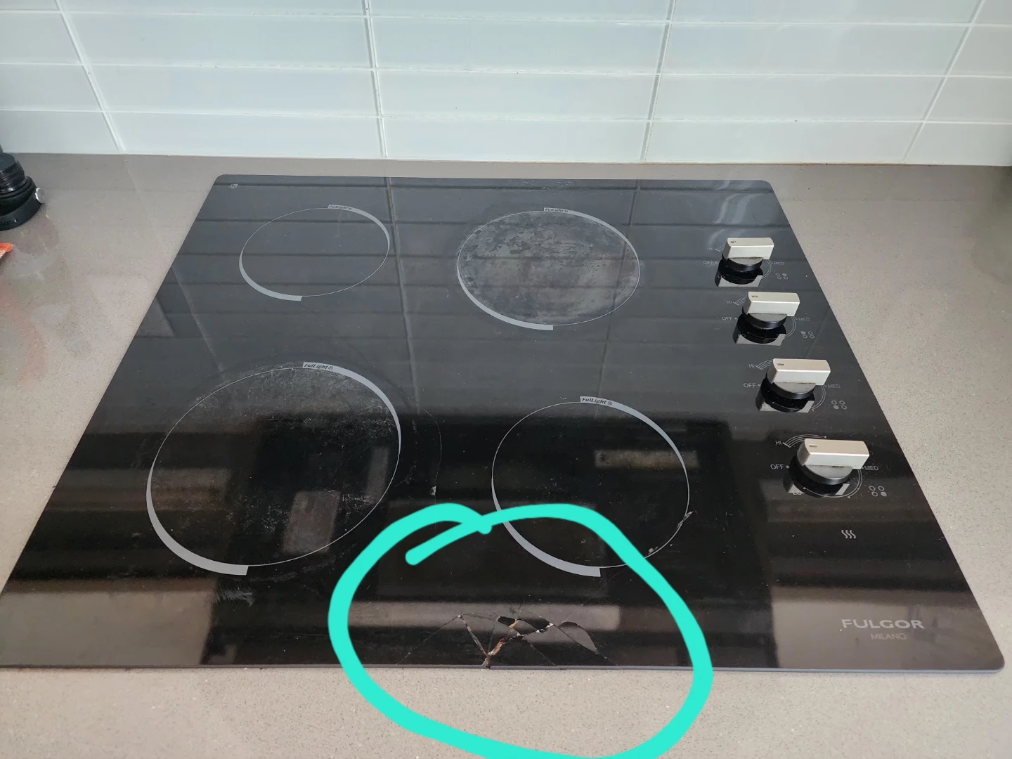 Fulgor Milano Electric Cooktop - Damaged
