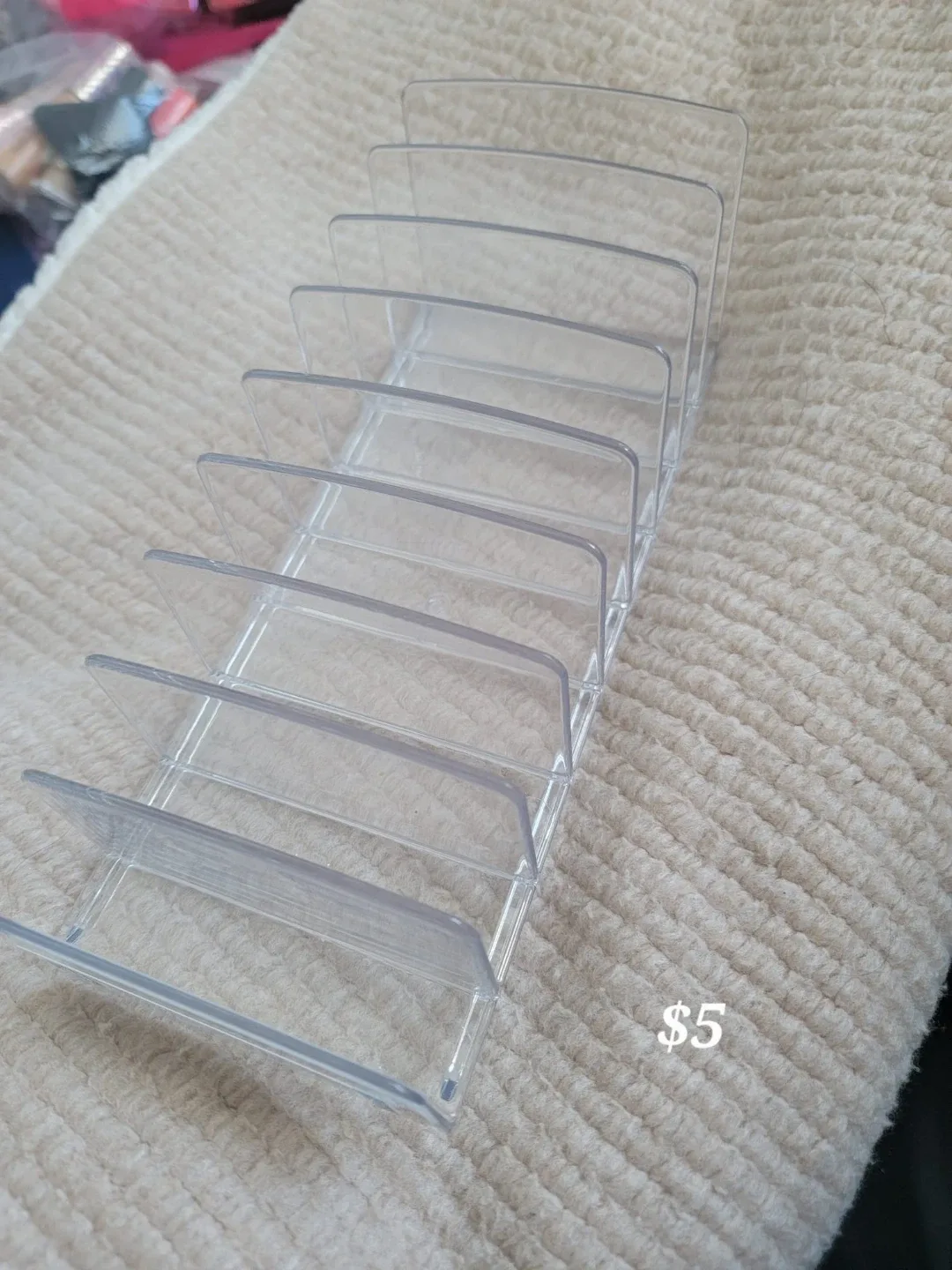 Clear Plastic Organizer Tray