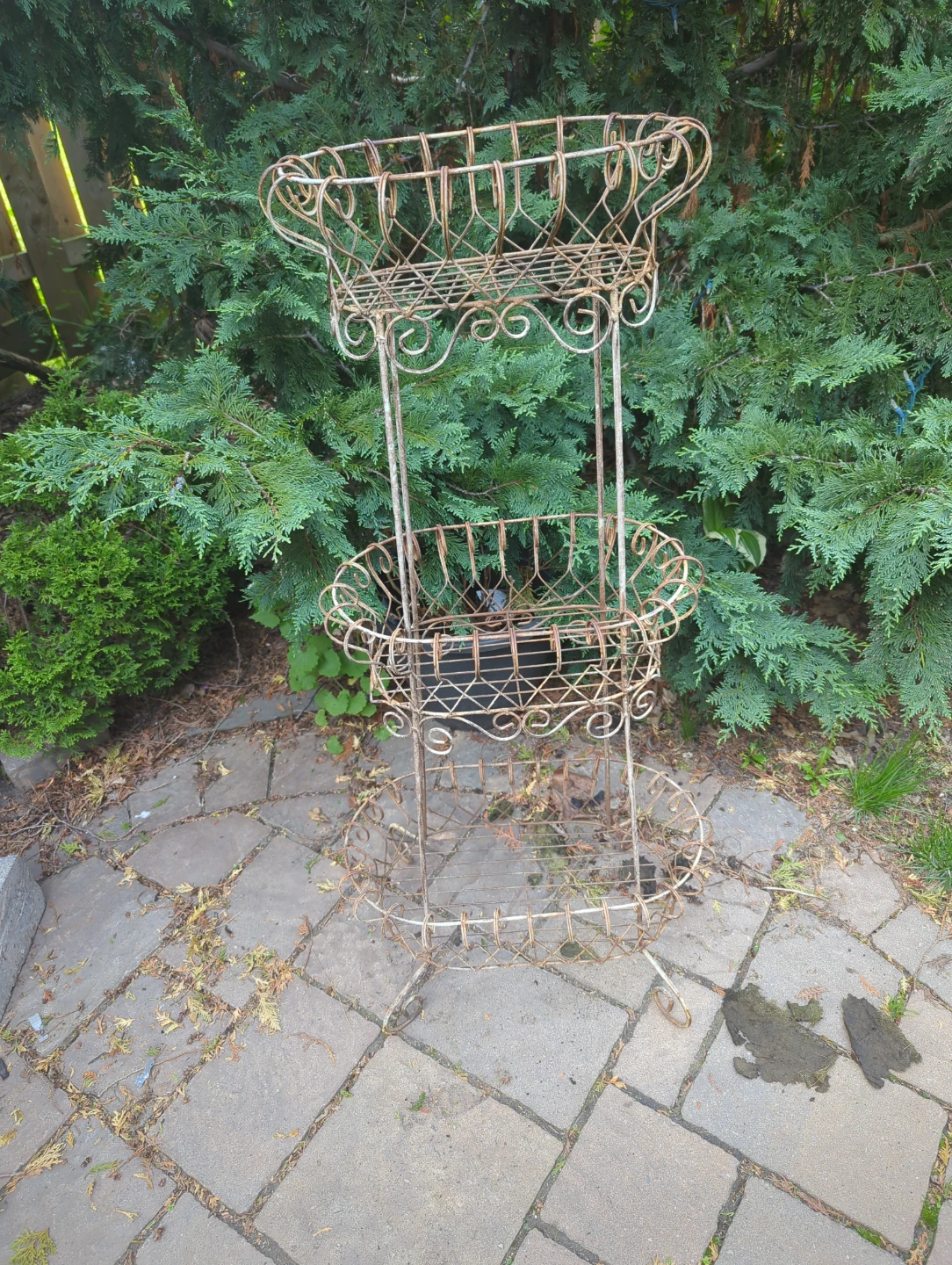 3-Tier Wire Plant Stand