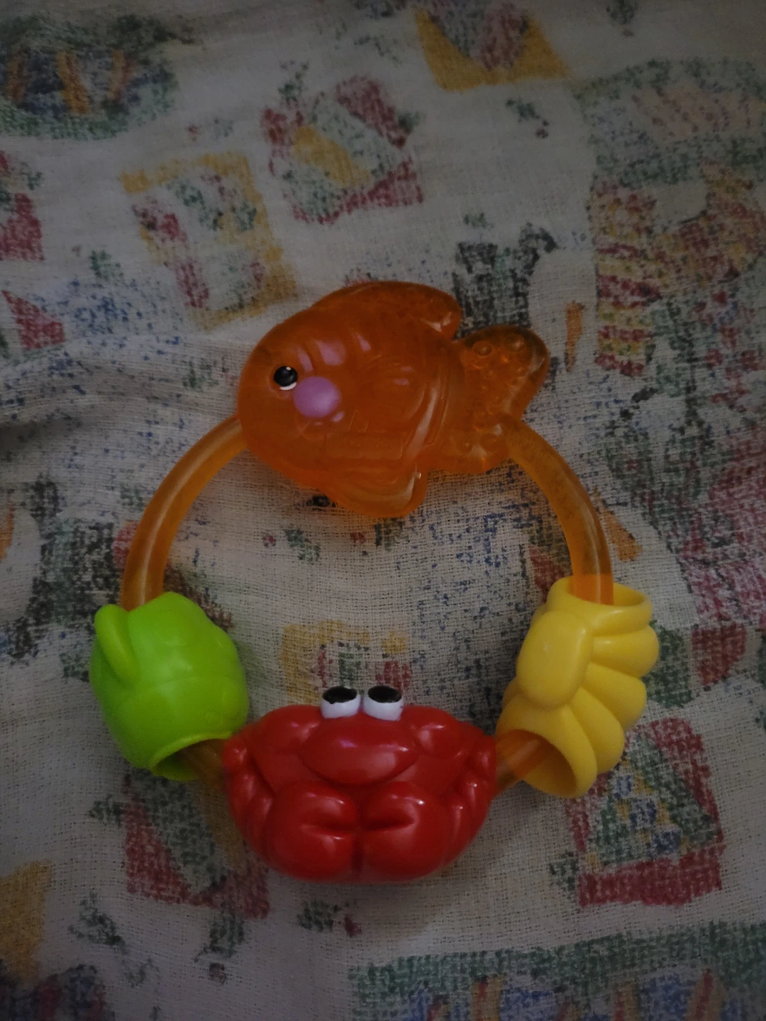 vintage Fisher-Price Ocean Wonders teething rattle.