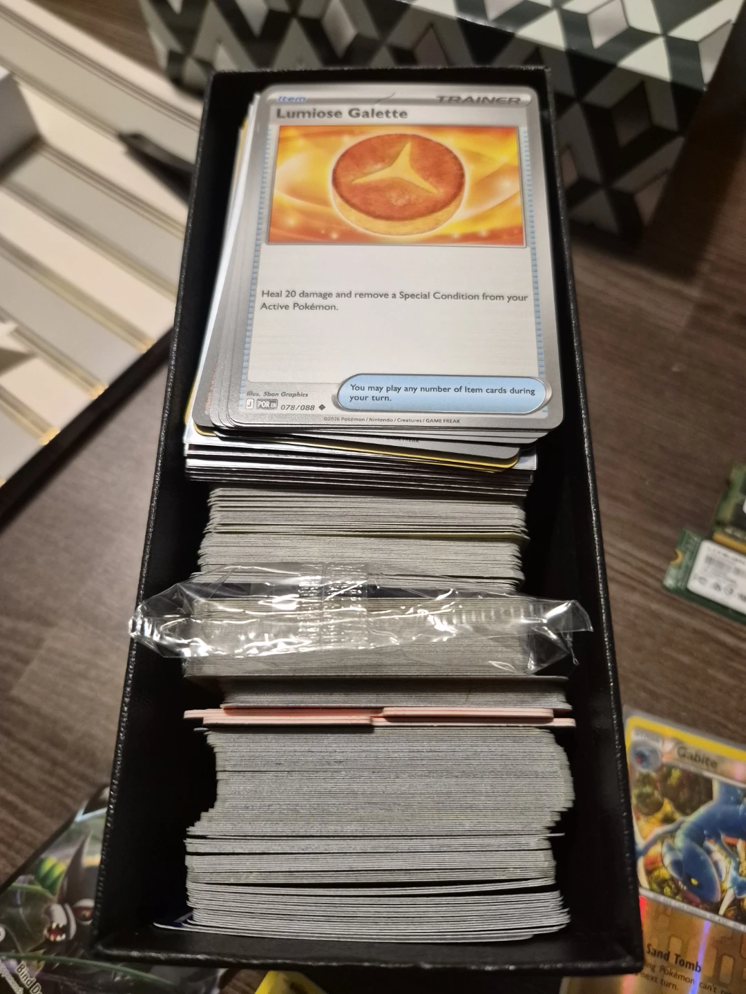 Pokemon card lot box