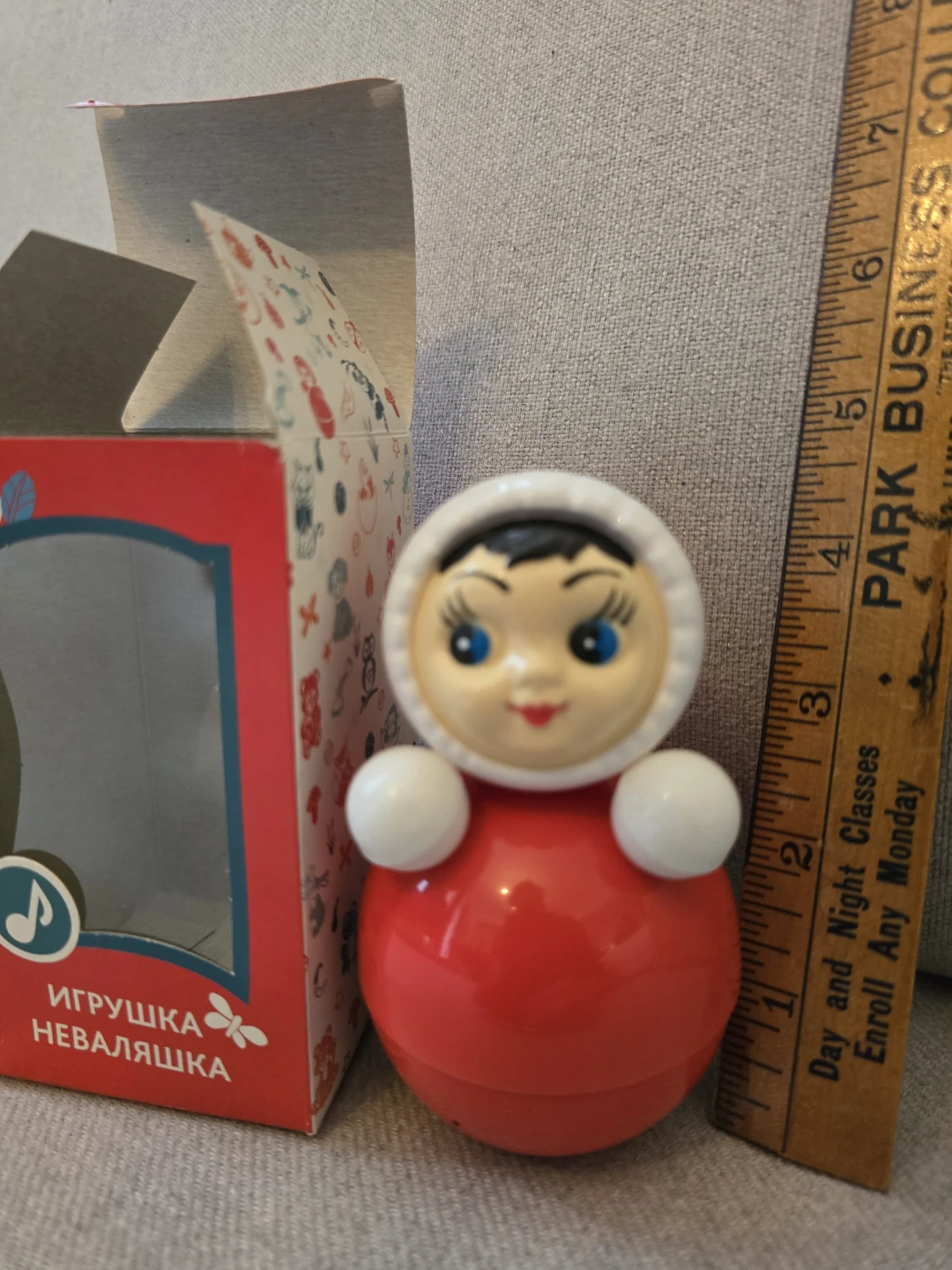 Original Russian "Nevalyashka" Tumbler Toy - photo 2