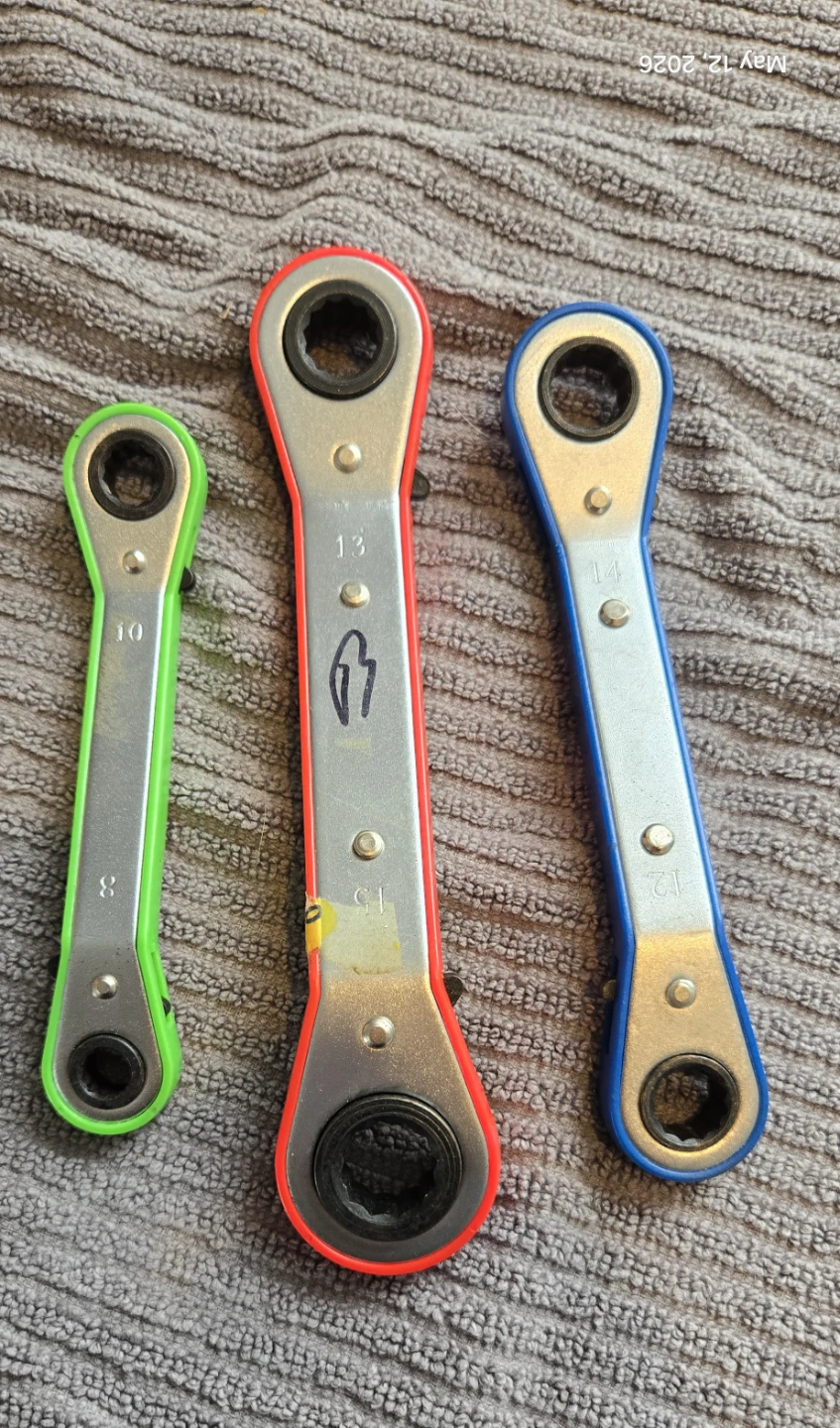 Ratchet Wrenches - 8mm, 10mm, 13mm, 14mm, 15mm