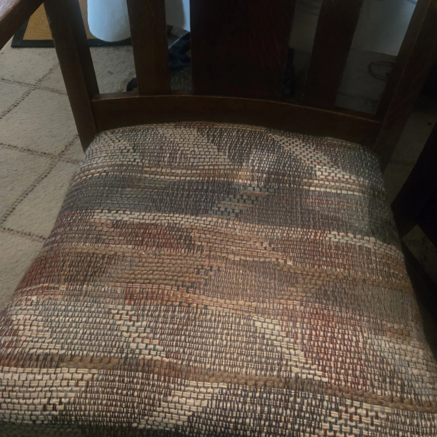 Mission Oak Loveseat and Chair - photo 3