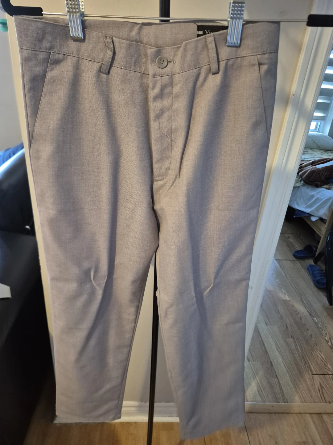 Boys Light Grey 5-Piece Formal Suit Set Size 12 – Brand New - photo 4