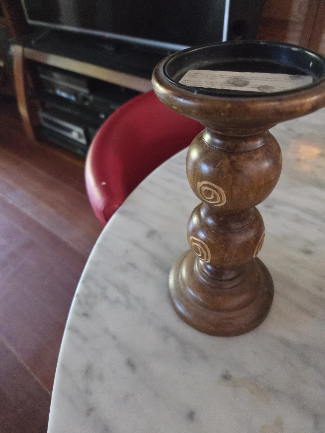 Wooden Candle Holder