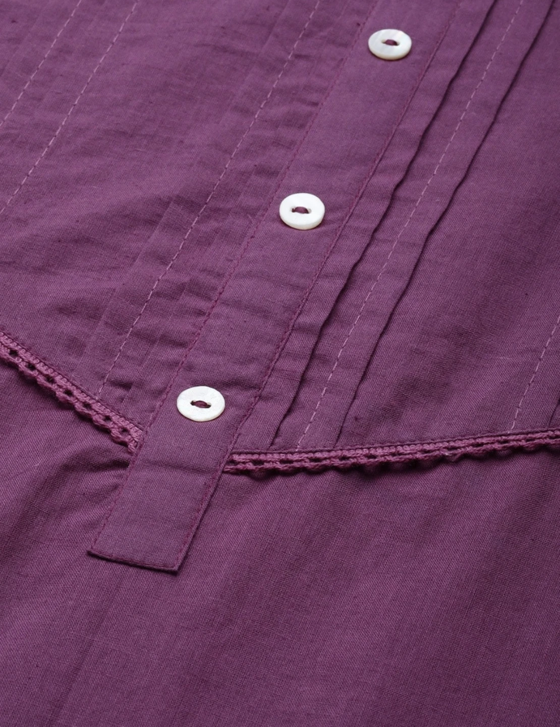 Purple Viscose Rayon Kurta - photo 3