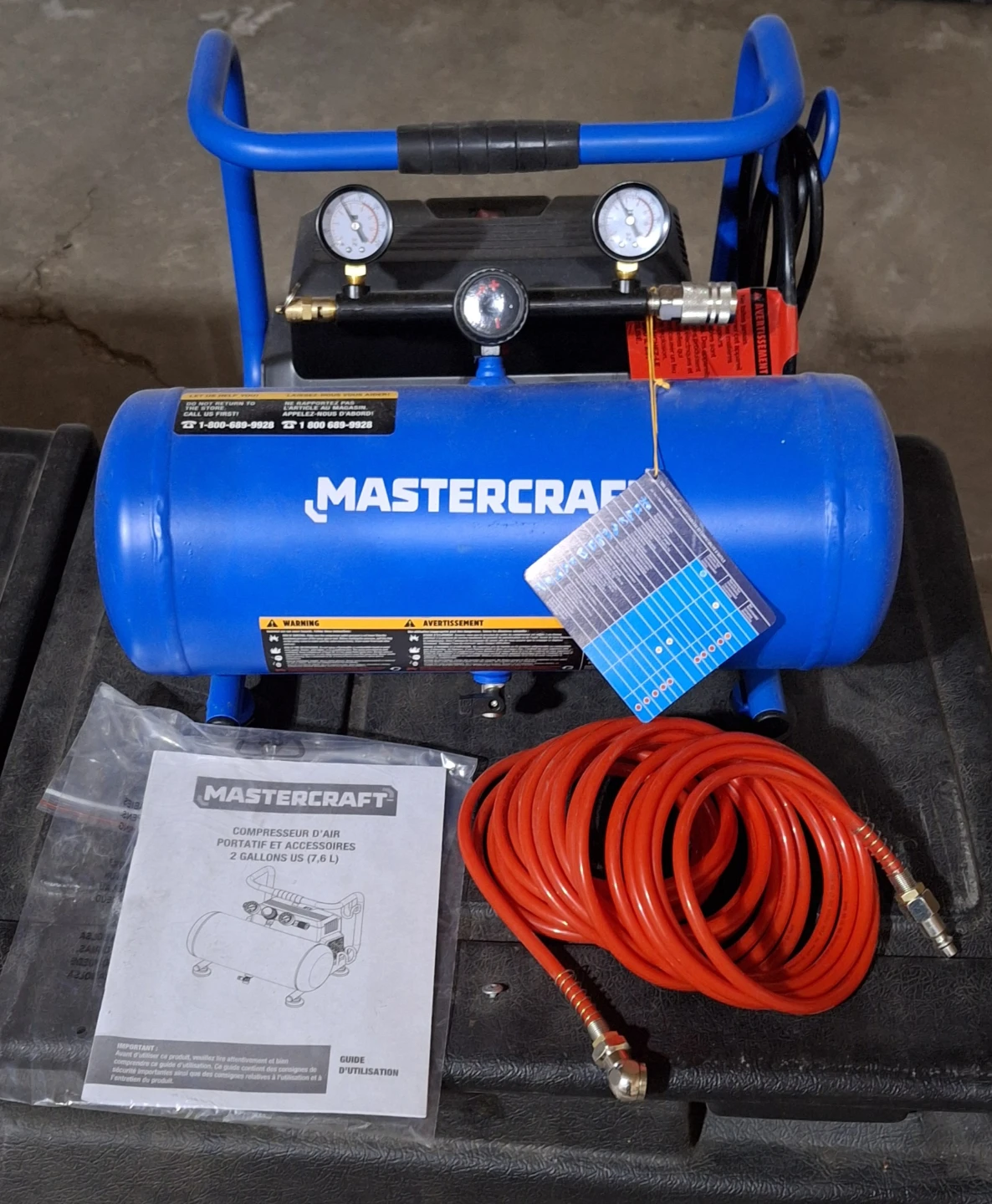 Master Craft 2 gallon compressor - photo 2