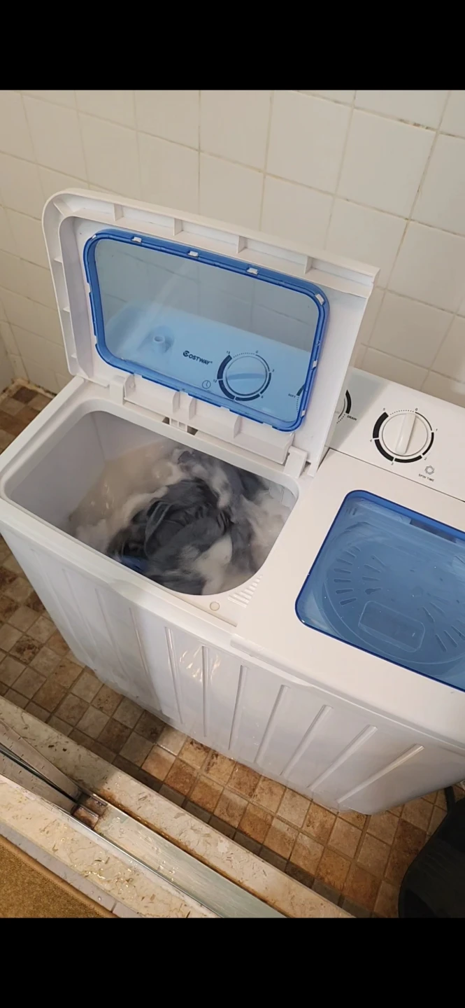 Like new 20 lb portable washer+dryer - photo 2