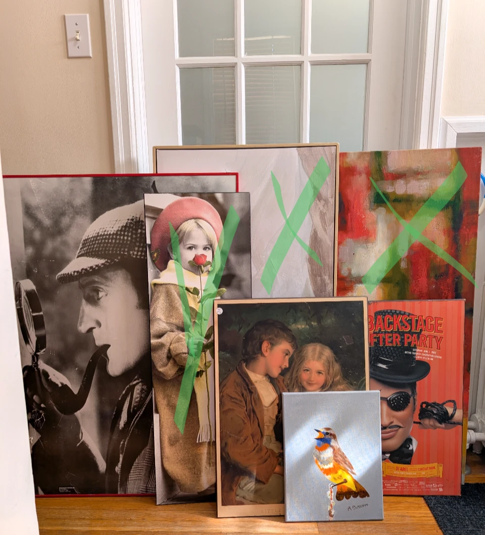 Various Prints Canvases $2 each