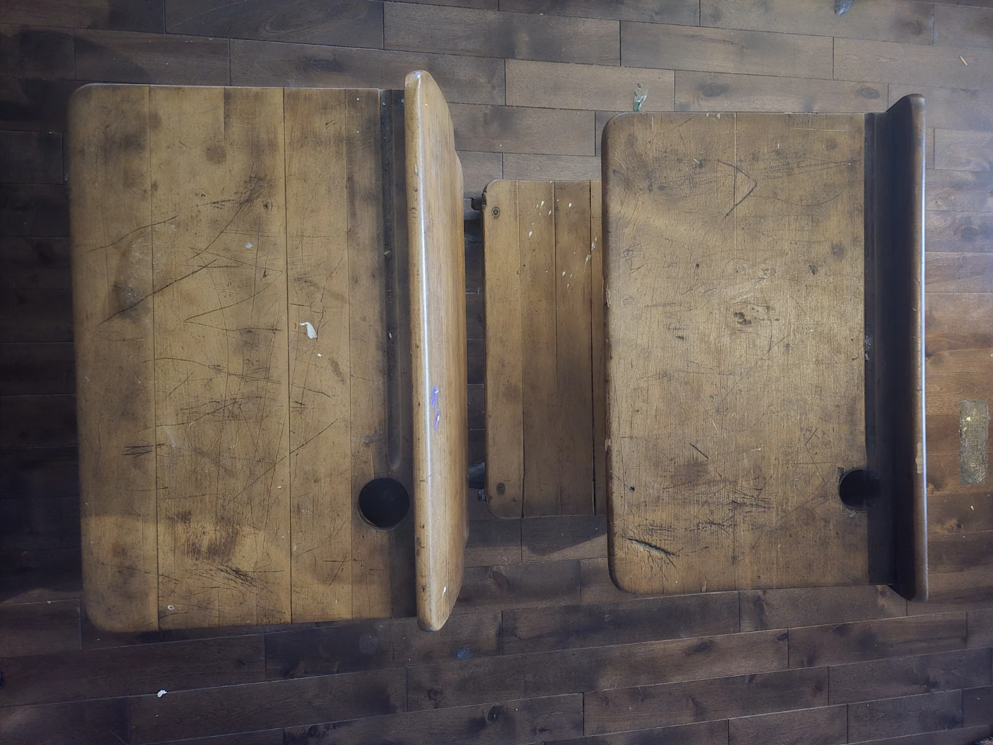 Vintage School Desk - photo 2