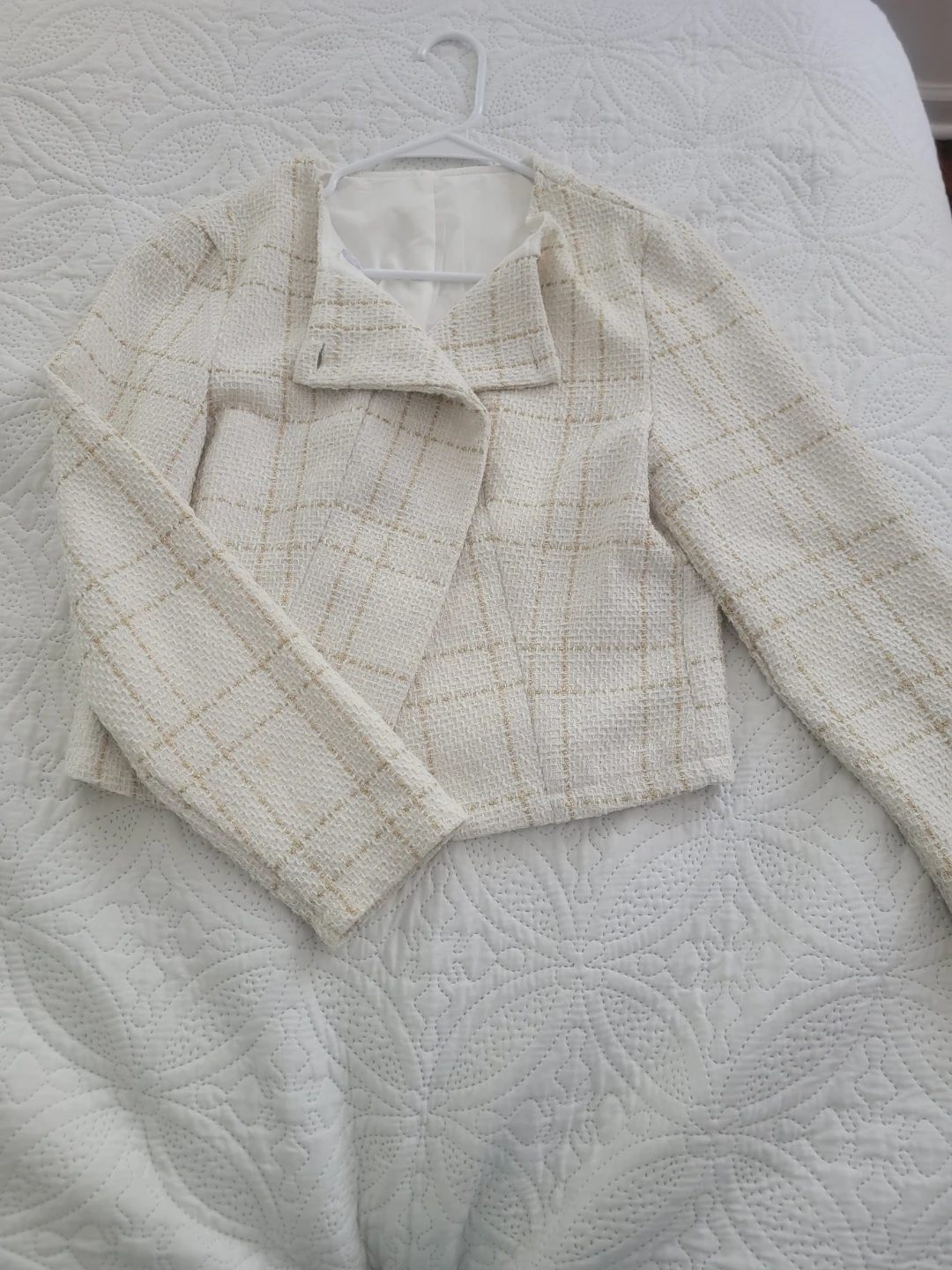 Cropped Tweed Jacket