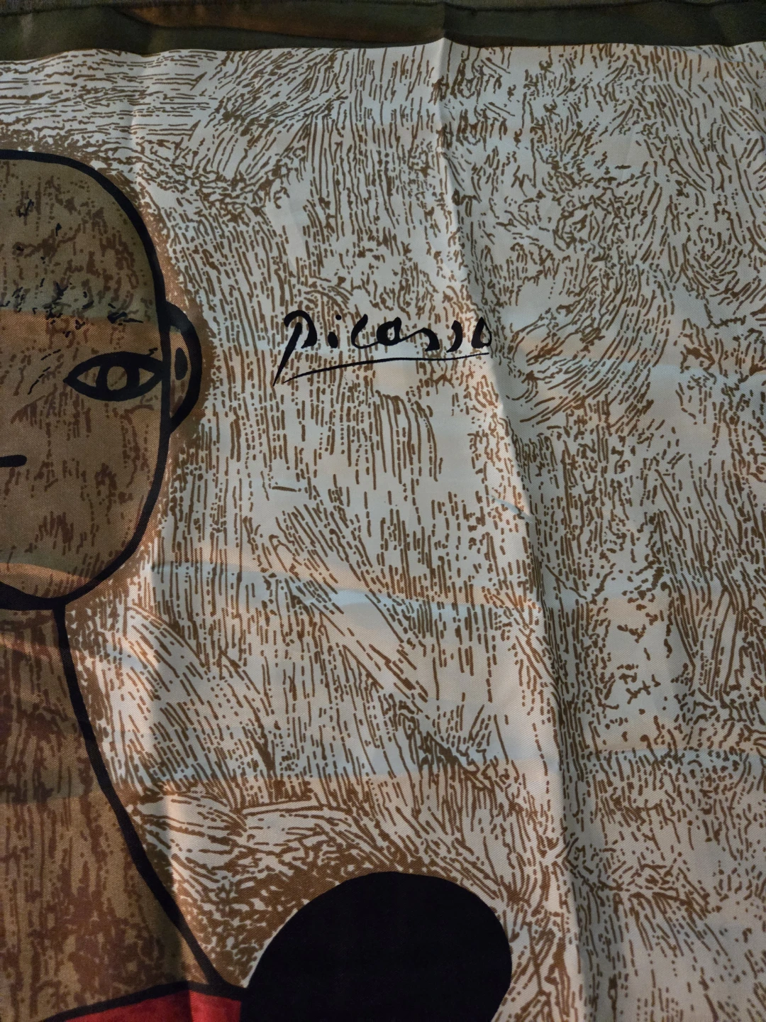 Bellotti Silk Scarf with Picasso Print - photo 2