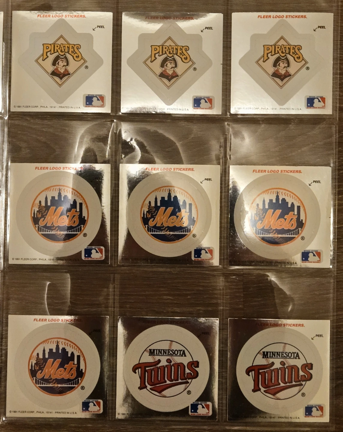 Vintage 90's MLB Inserts 77 pcs. Fleer Sticker, UD Hologram - photo 4