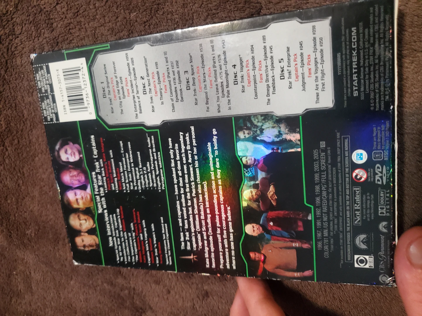 Star Trek Captain's Log Fan Collective DVD Set - photo 2