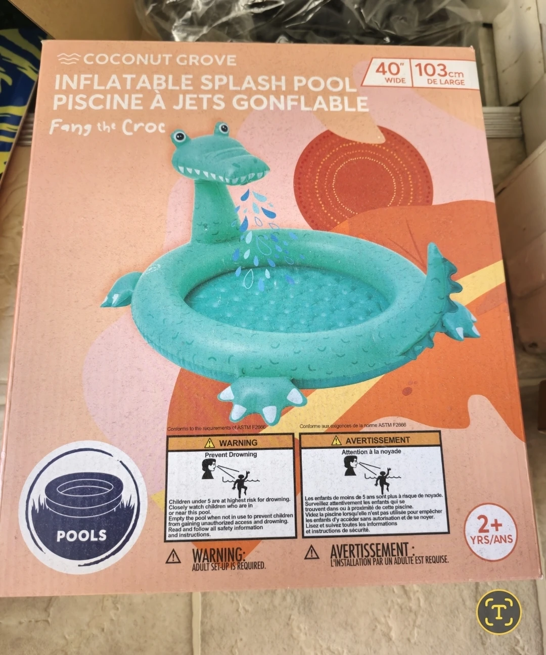 Brand New UNICORN FLOAT and INFLATABLE SPLASH POOL - photo 4