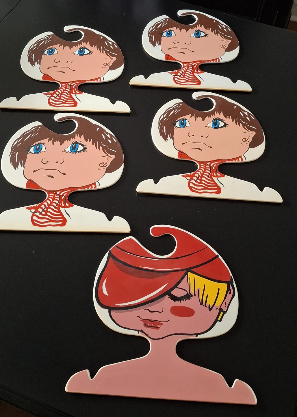 Vintage Doll Hangers BG Milano Italy from 1970's
