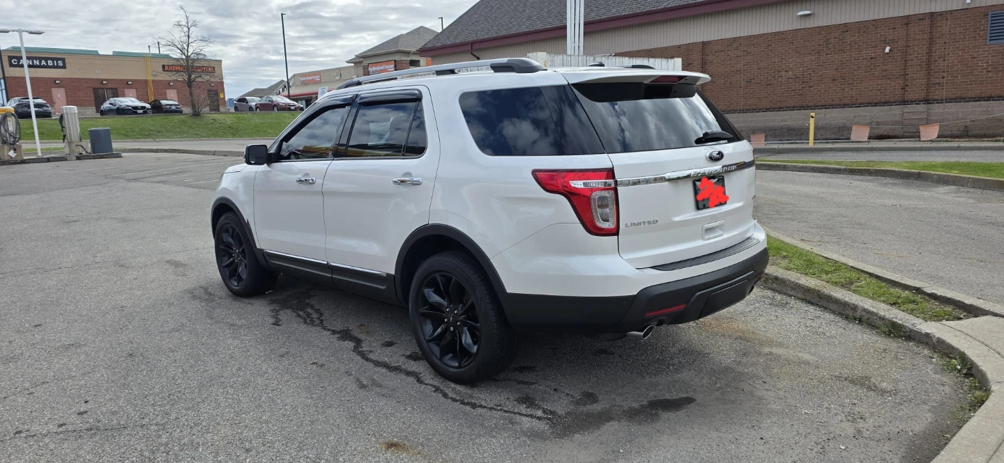 2013 White Ford Explorer Limited SUV
