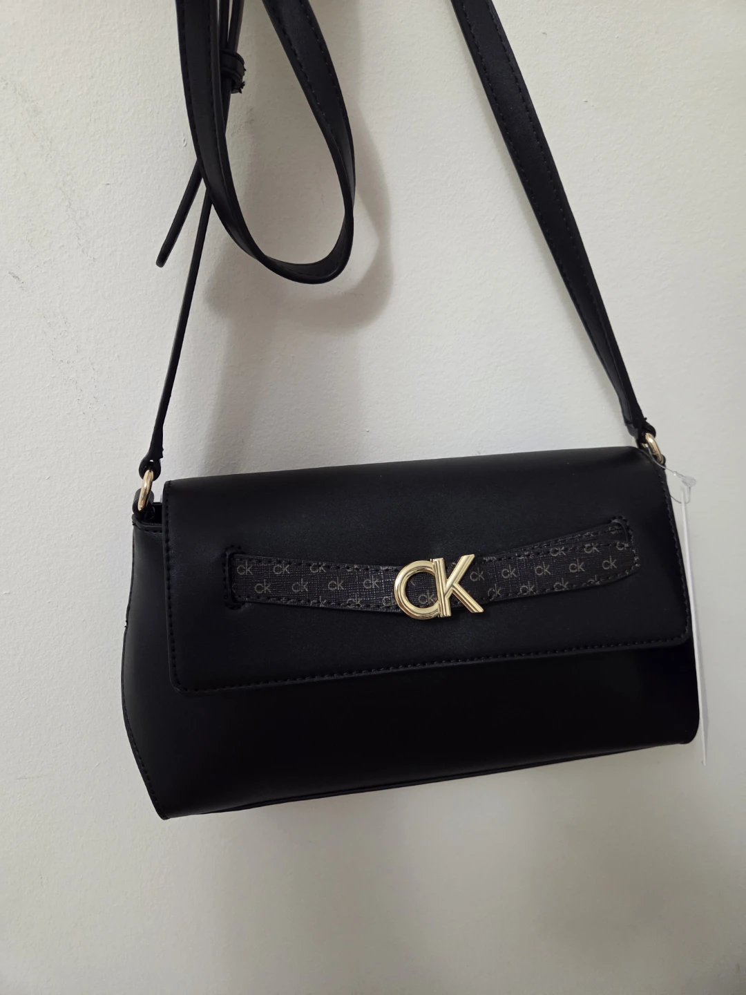 Calvin Klein Black Shoulder Bag & Wallet Set