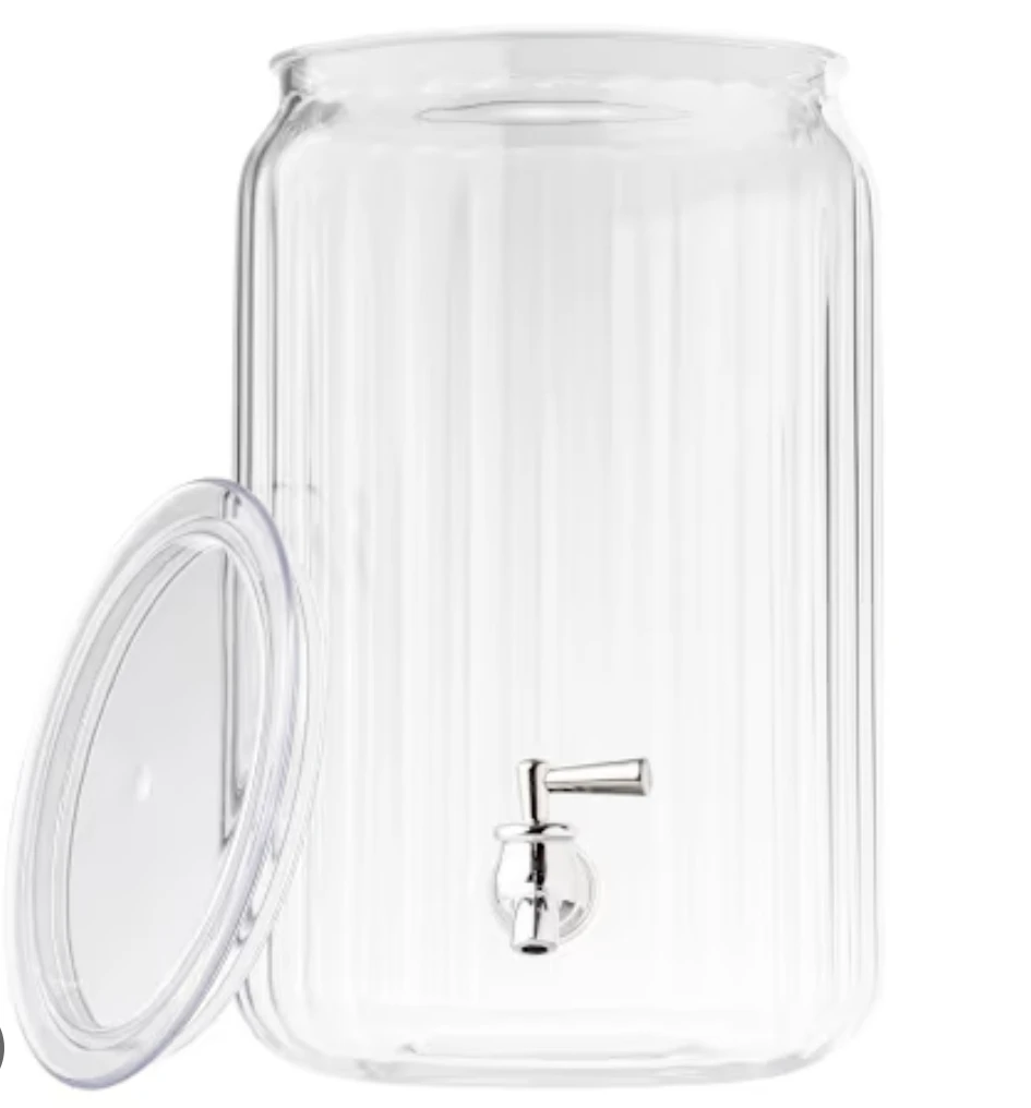 Clear Glass Drink Dispenser