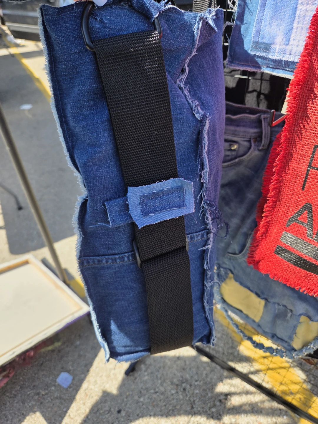 Handmade Denim Tote Bag - photo 2