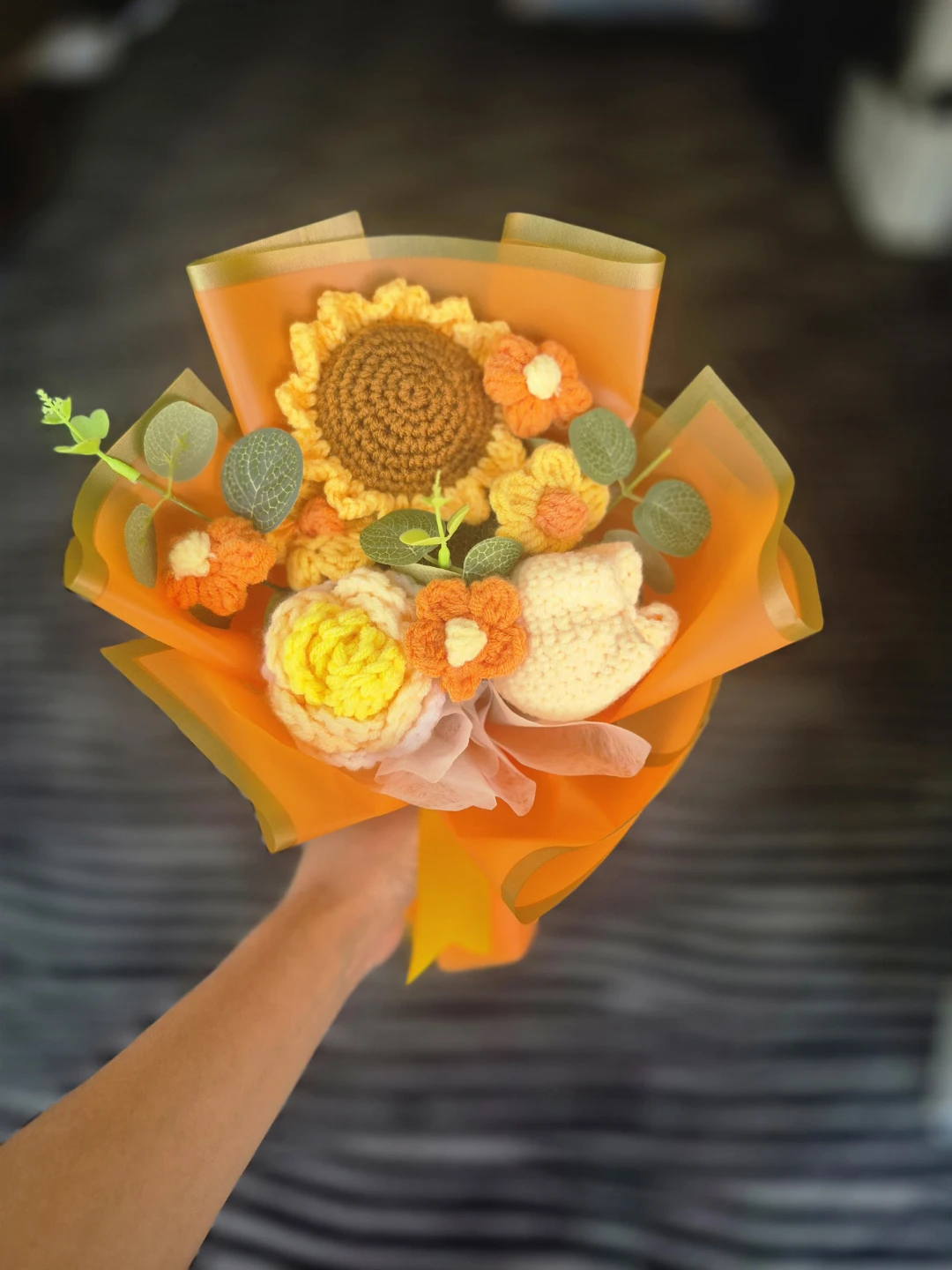 Handmade Crochet Flower Bouquet
