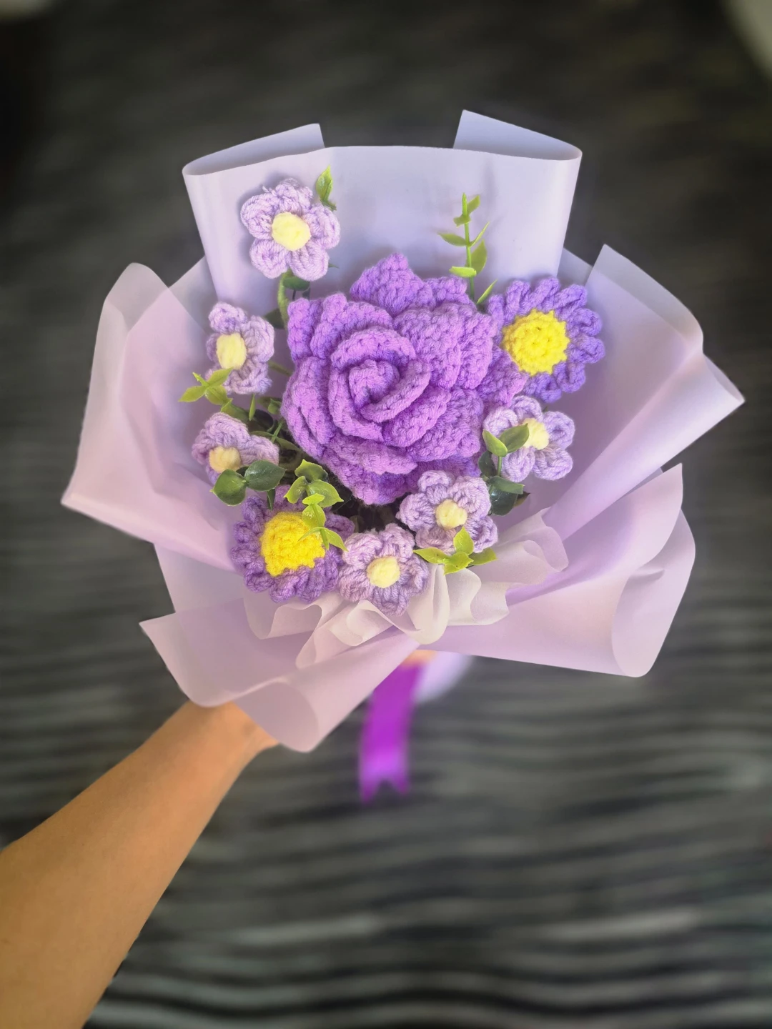 Handmade Crochet Flower Bouquet - photo 2
