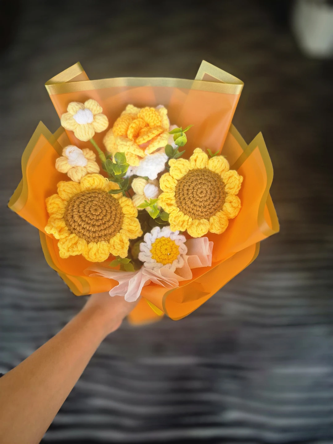 Handmade Crochet Flower Bouquet - photo 3