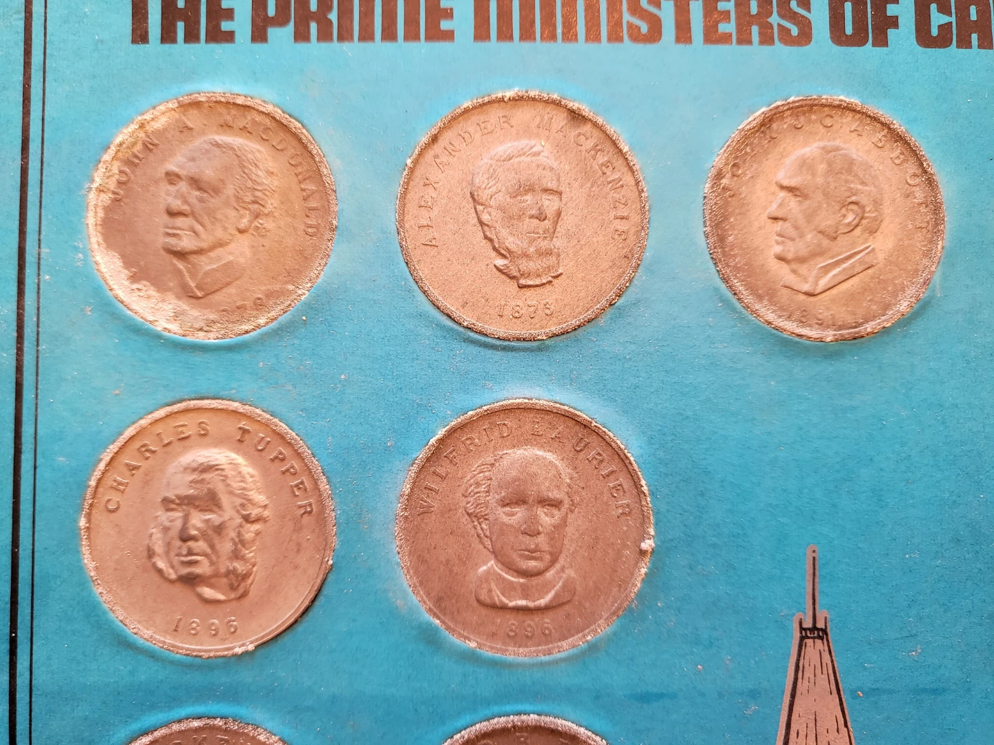 The Prime Ministers of Canada 1867-1970 Commemorative Medallions - photo 3