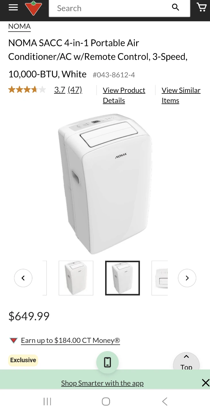 NOMA 4-in-1 Portable Air Conditioner - photo 2